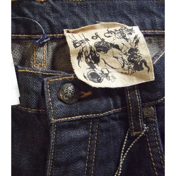 Era of Chaos Jeans Mens/Boys 26 x 27.5" High Rise Skinny Ankle Leg streetwear - Picture 4 of 9